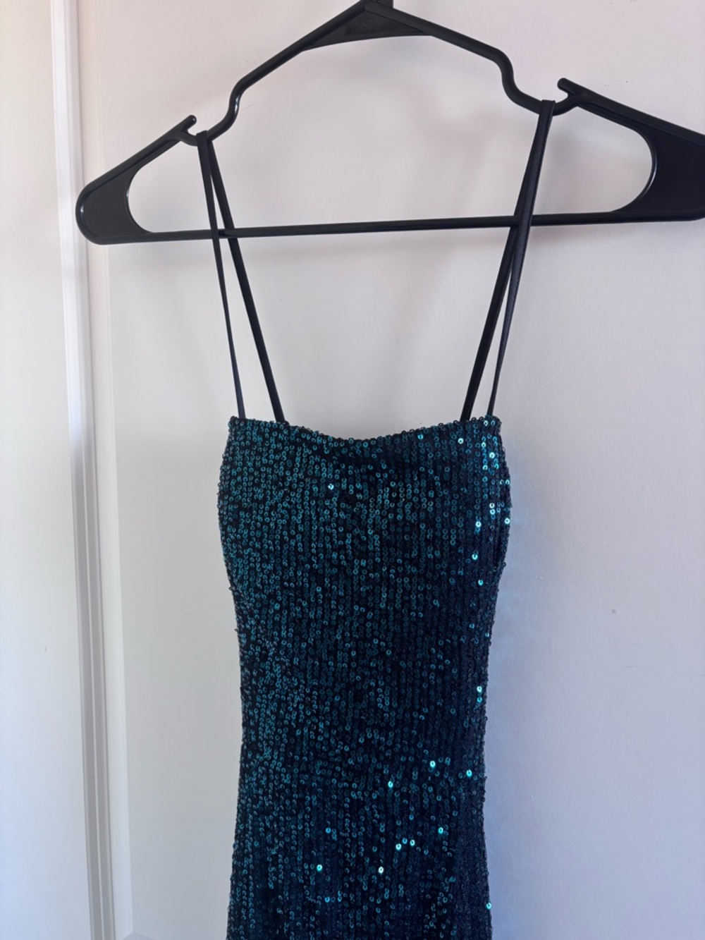 Green Sequin Maxi Dress